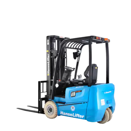 hanselifter 3-wheel electric forklift HL3ES 1,3 - 1,5t AC6 02 side view